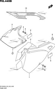 Нажмите для увеличения Frame Cover (Dr-Z400sl6 E28)