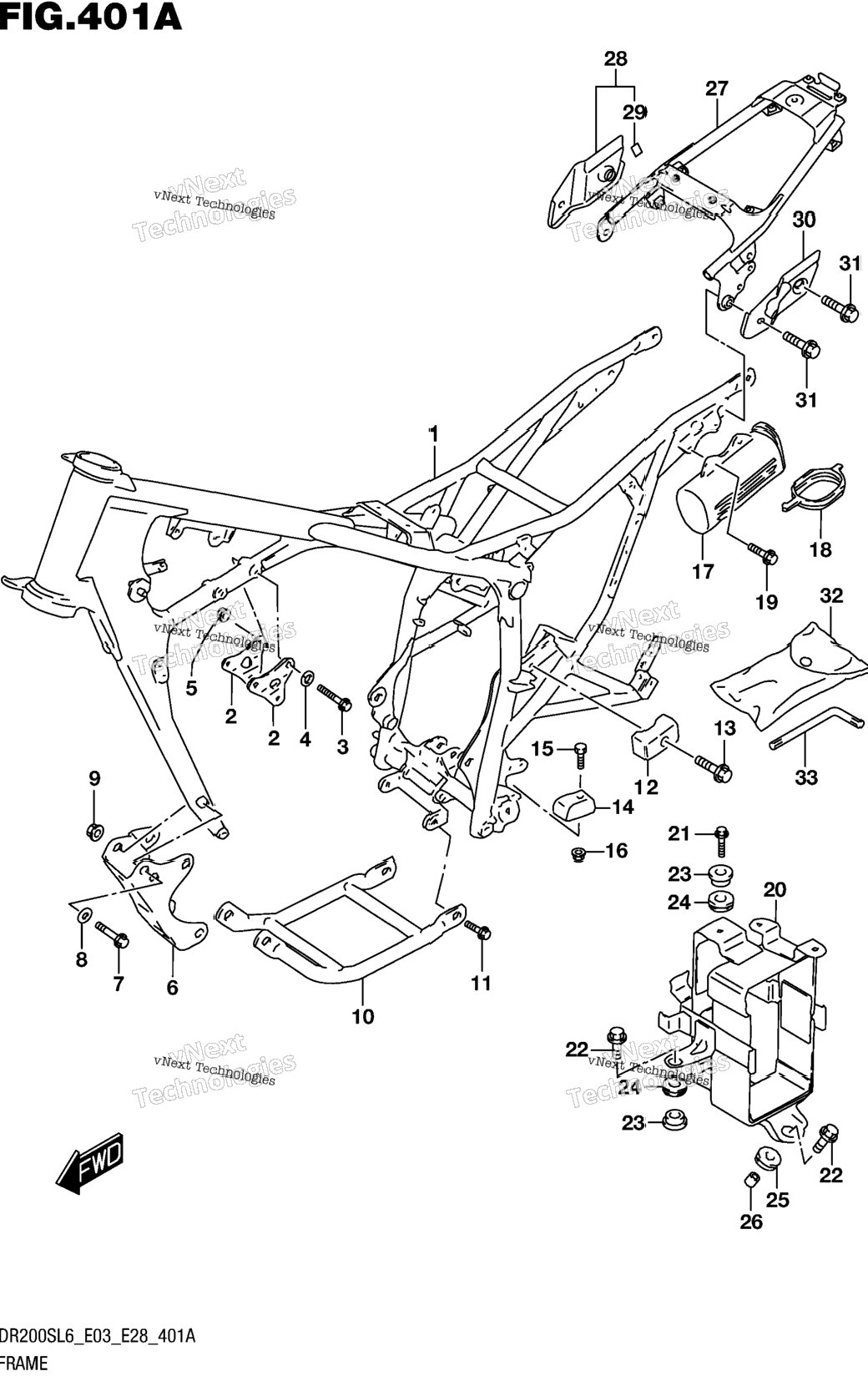 Frame (Dr200sl6 E03)