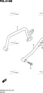Нажмите для увеличения Rear Grip (Dr650sel6 E28)