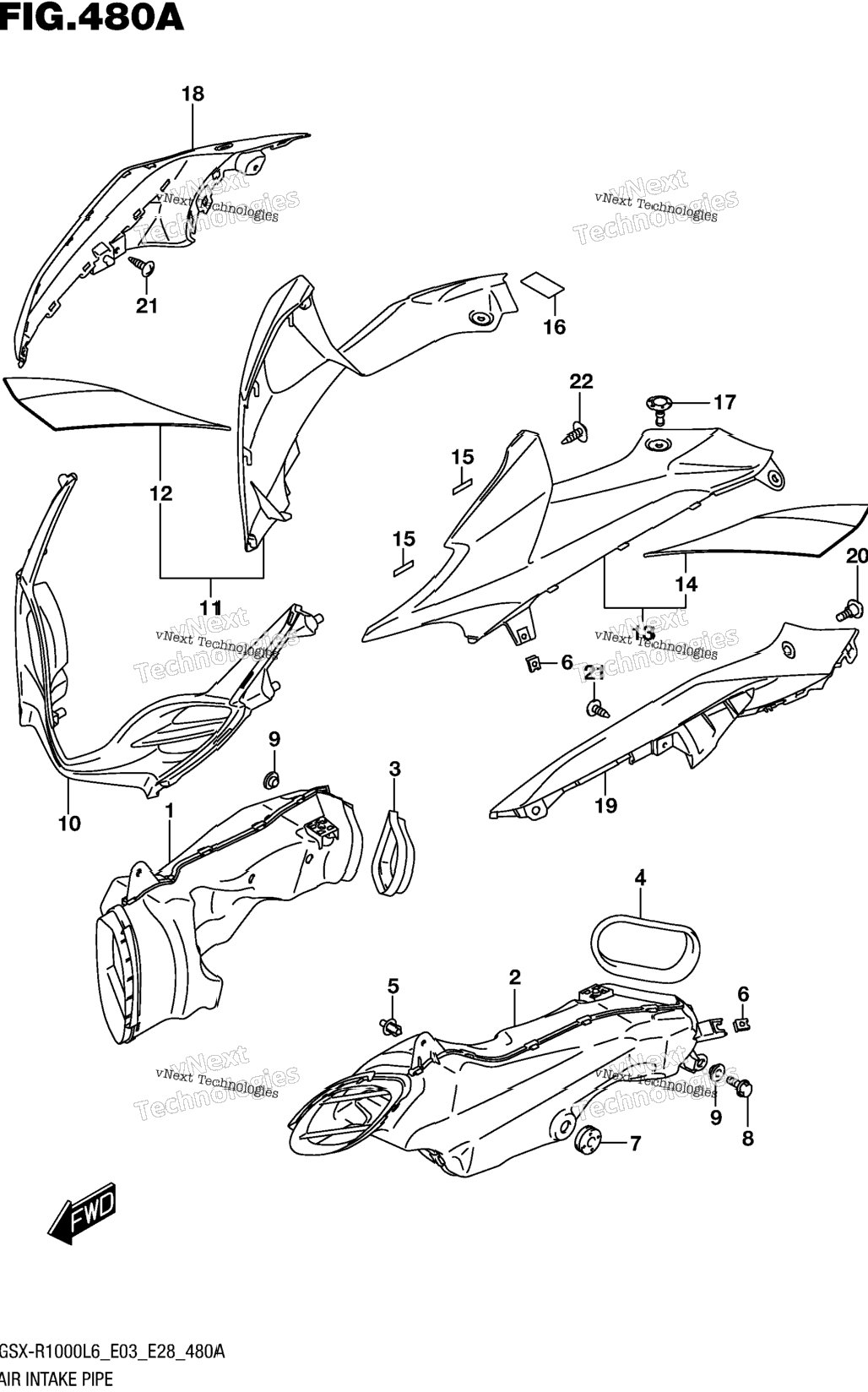 Air Intake Pipe (Ysf)