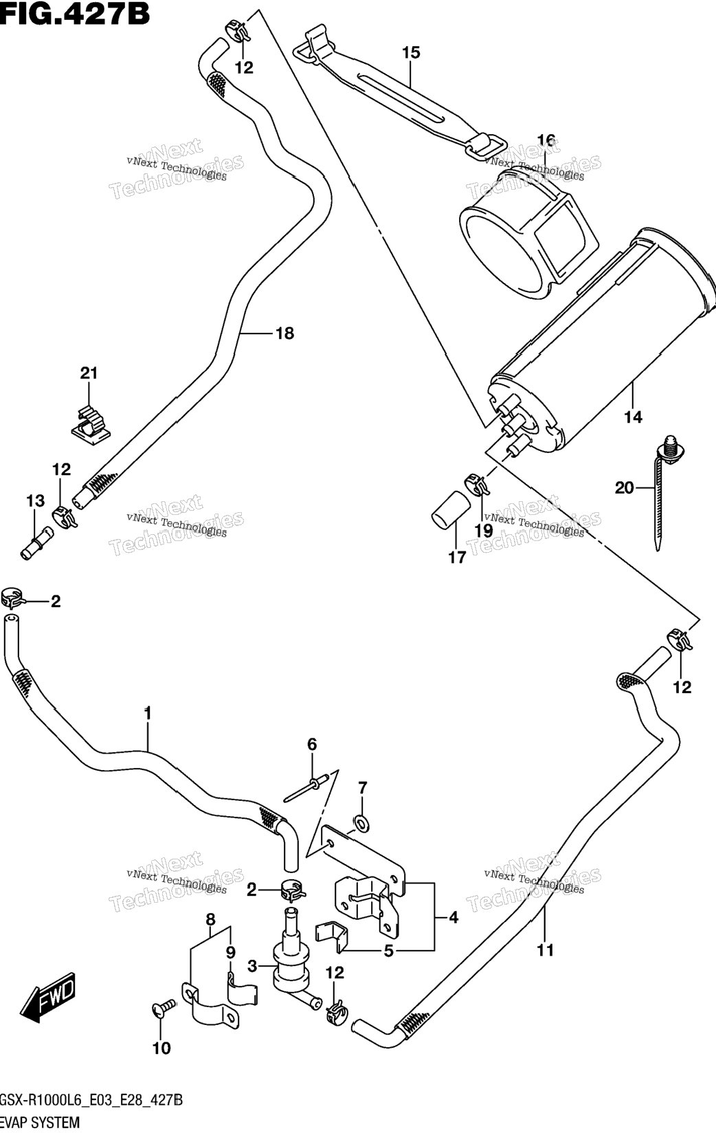 Evap System (Gsx-R1000al6 E33)