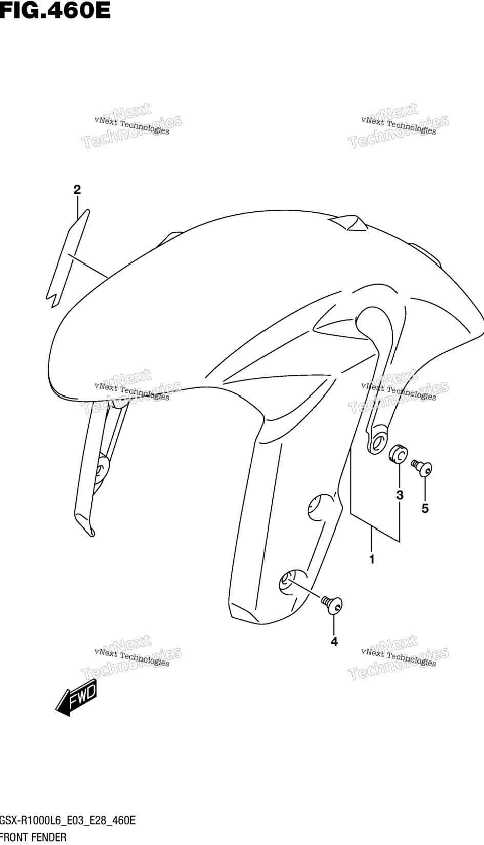 Front Fender (Gsx-R1000al6 E33)