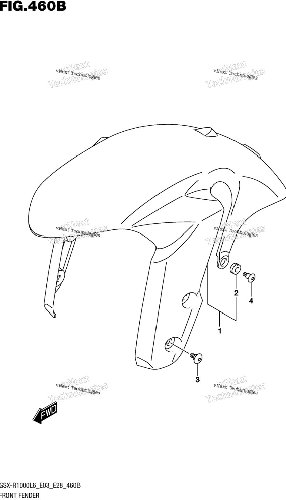 Front Fender (Gsx-R1000l6 E28)