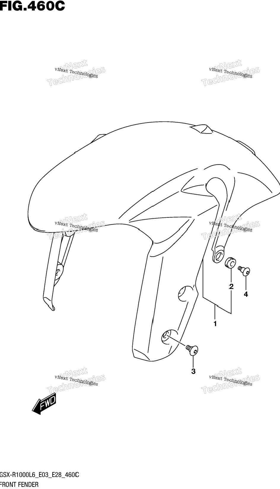 Front Fender (Gsx-R1000l6 E33)