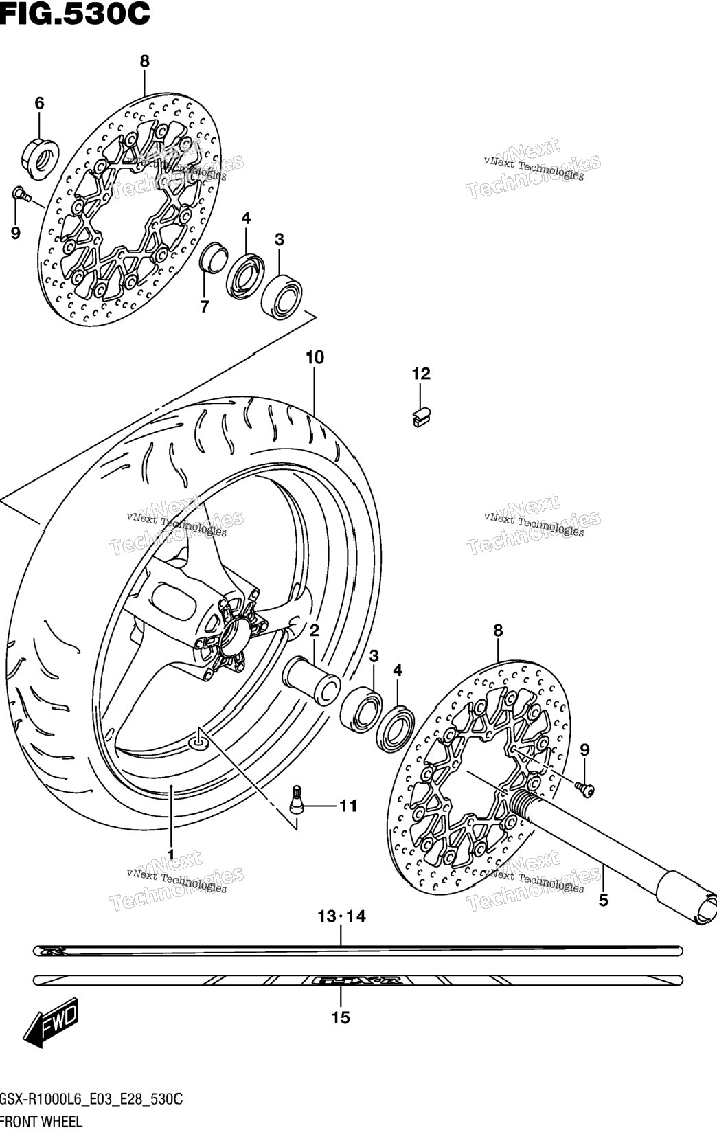 Front Wheel (Gsx-R1000l6 E33)