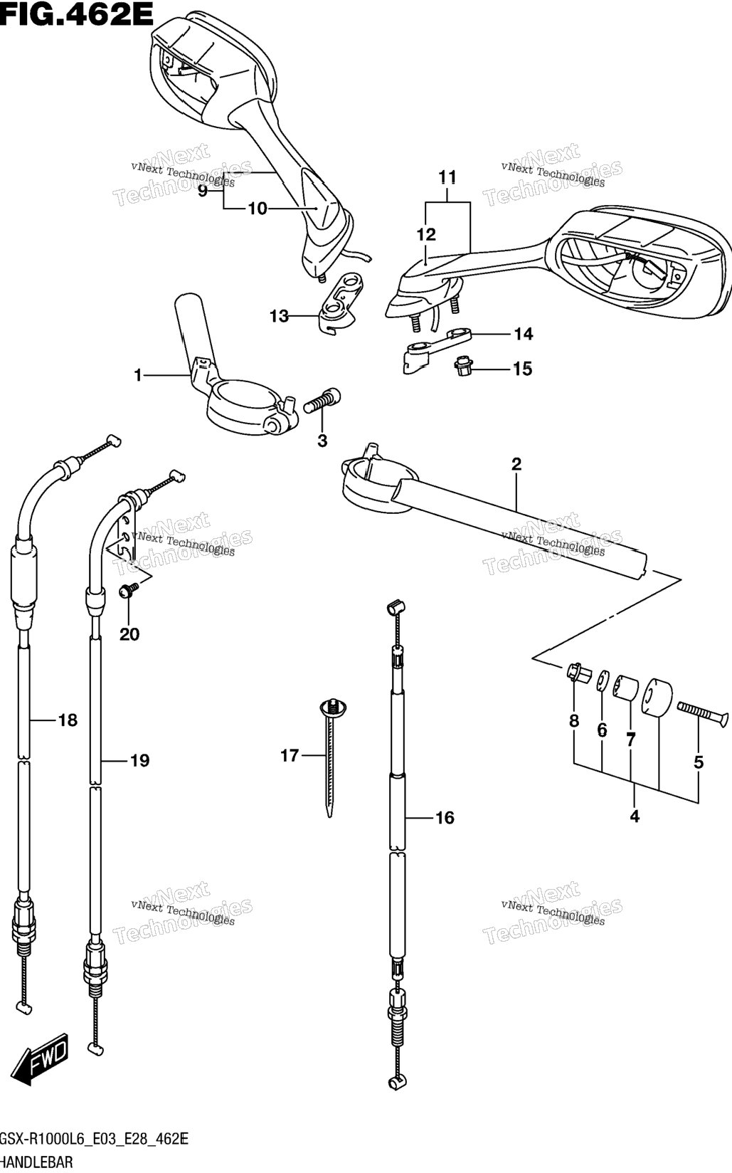 Handlebar (Gsx-R1000al6 E33)