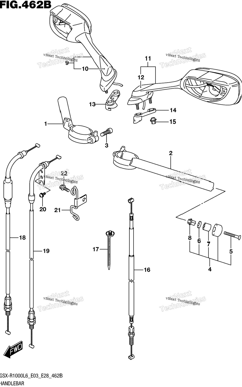 Handlebar (Gsx-R1000l6 E28)