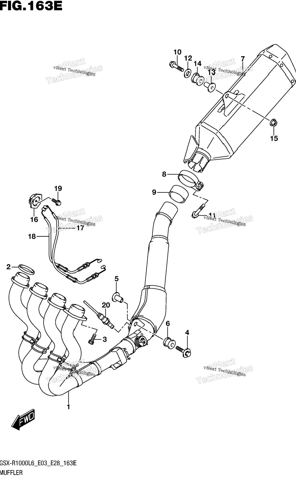 Muffler (Gsx-R1000al6 E33)