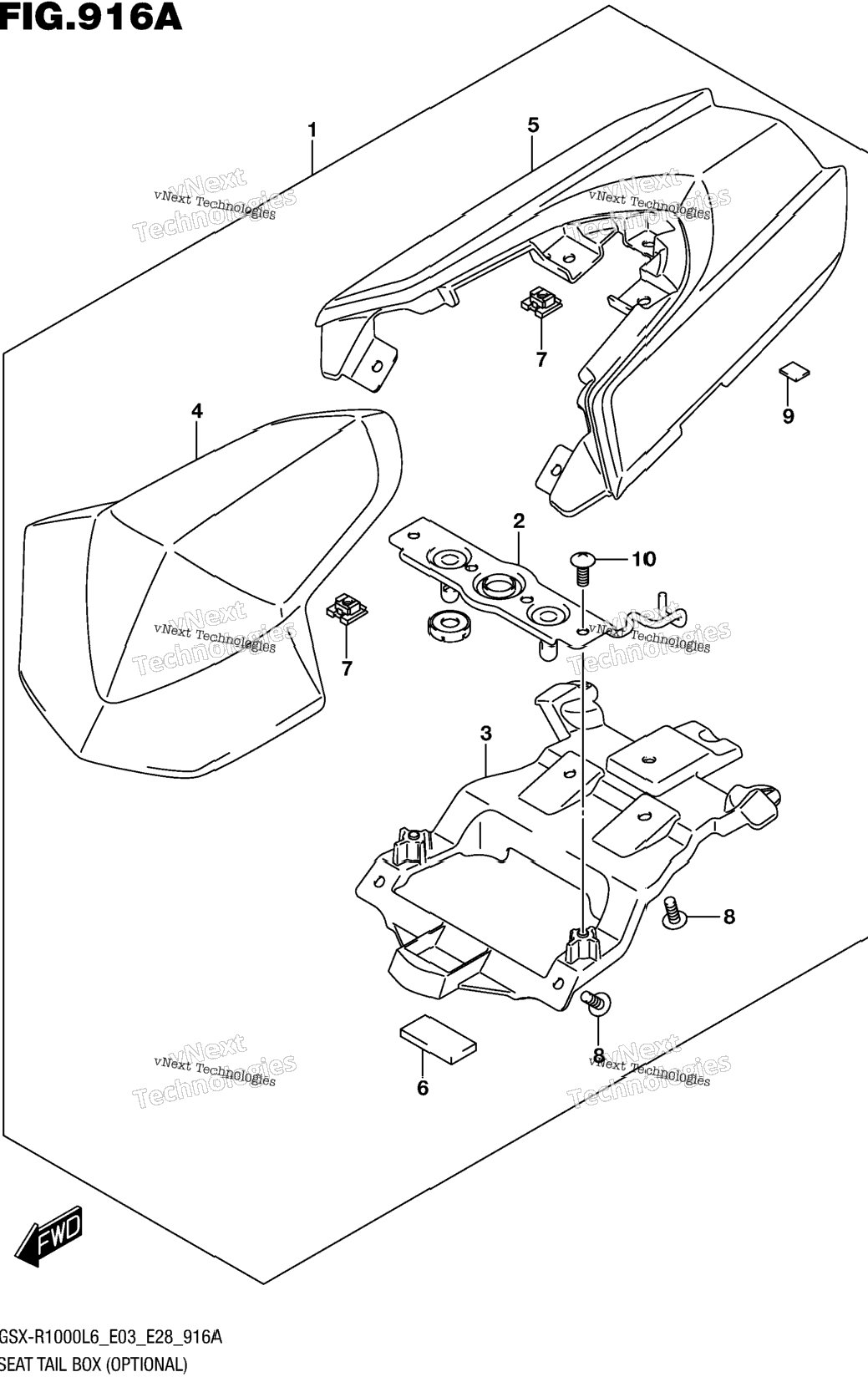 Seat Tail Box (Optional)