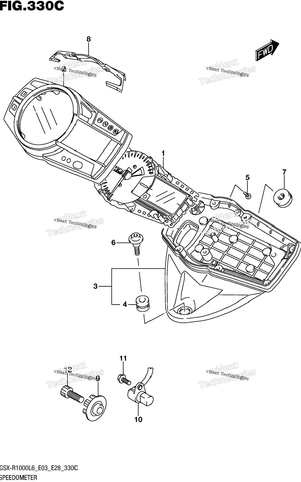 Speedometer (Gsx-R1000l6 E33)