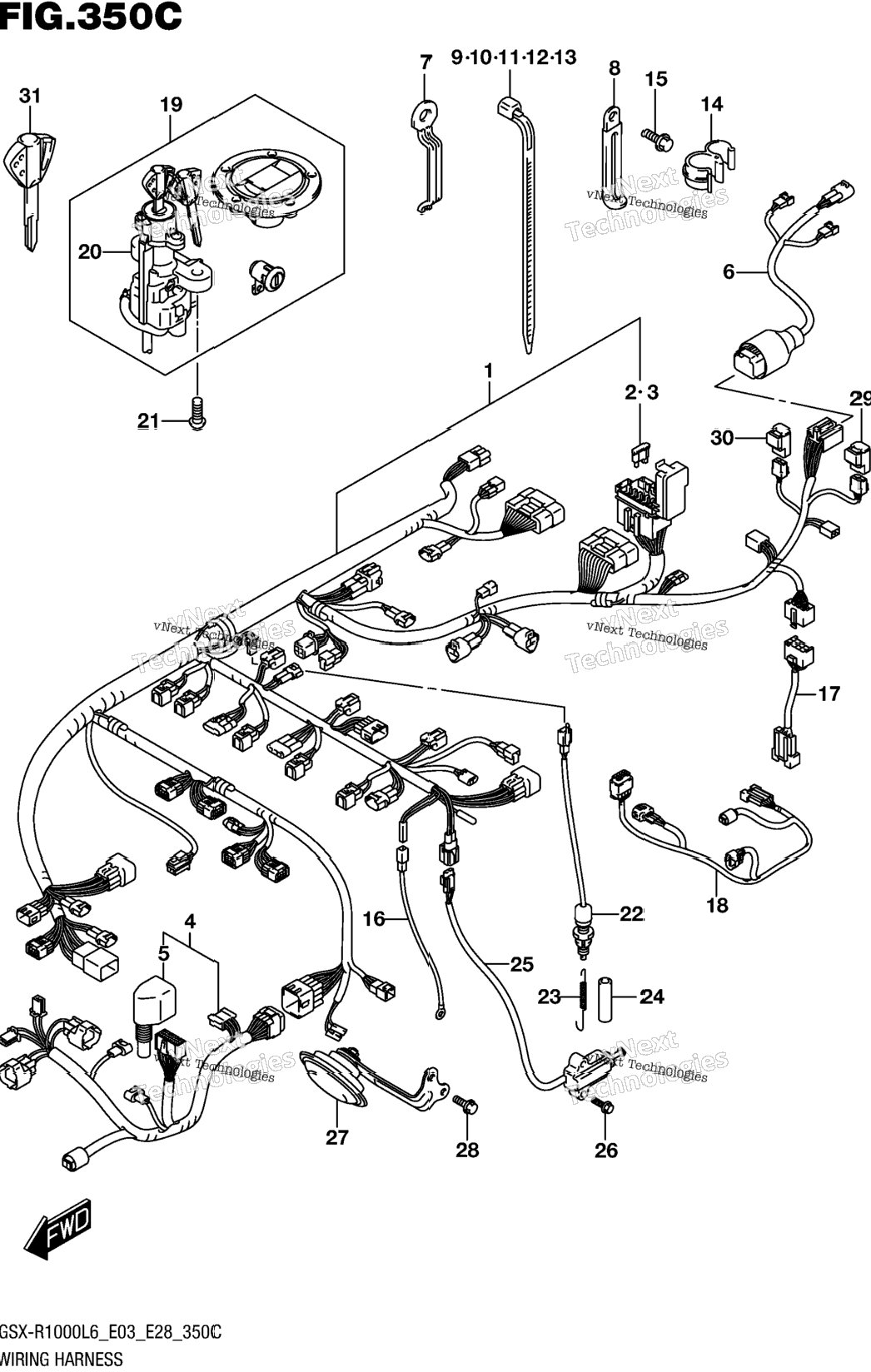 Wiring Harness (Gsx-R1000l6 E33)