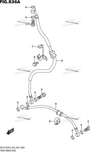 Front Brake Hose (Gsx-R1000l6 E03)
