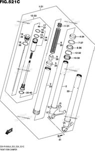 Нажмите для увеличения Front Fork Damper (Gsx-R1000l6 E33)
