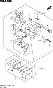 Нажмите для увеличения Rear Caliper (Gsx-R1000l6 E28)