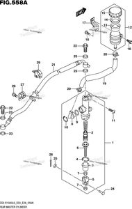 Нажмите для увеличения Rear Master Cylinder (Gsx-R1000l6 E03)