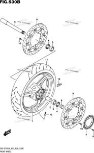 Нажмите для увеличения Front Wheel (Gsx-S750al6 E28)