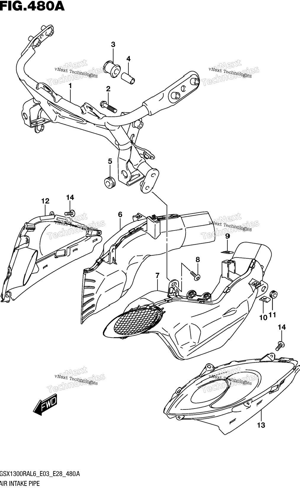 Air Intake Pipe
