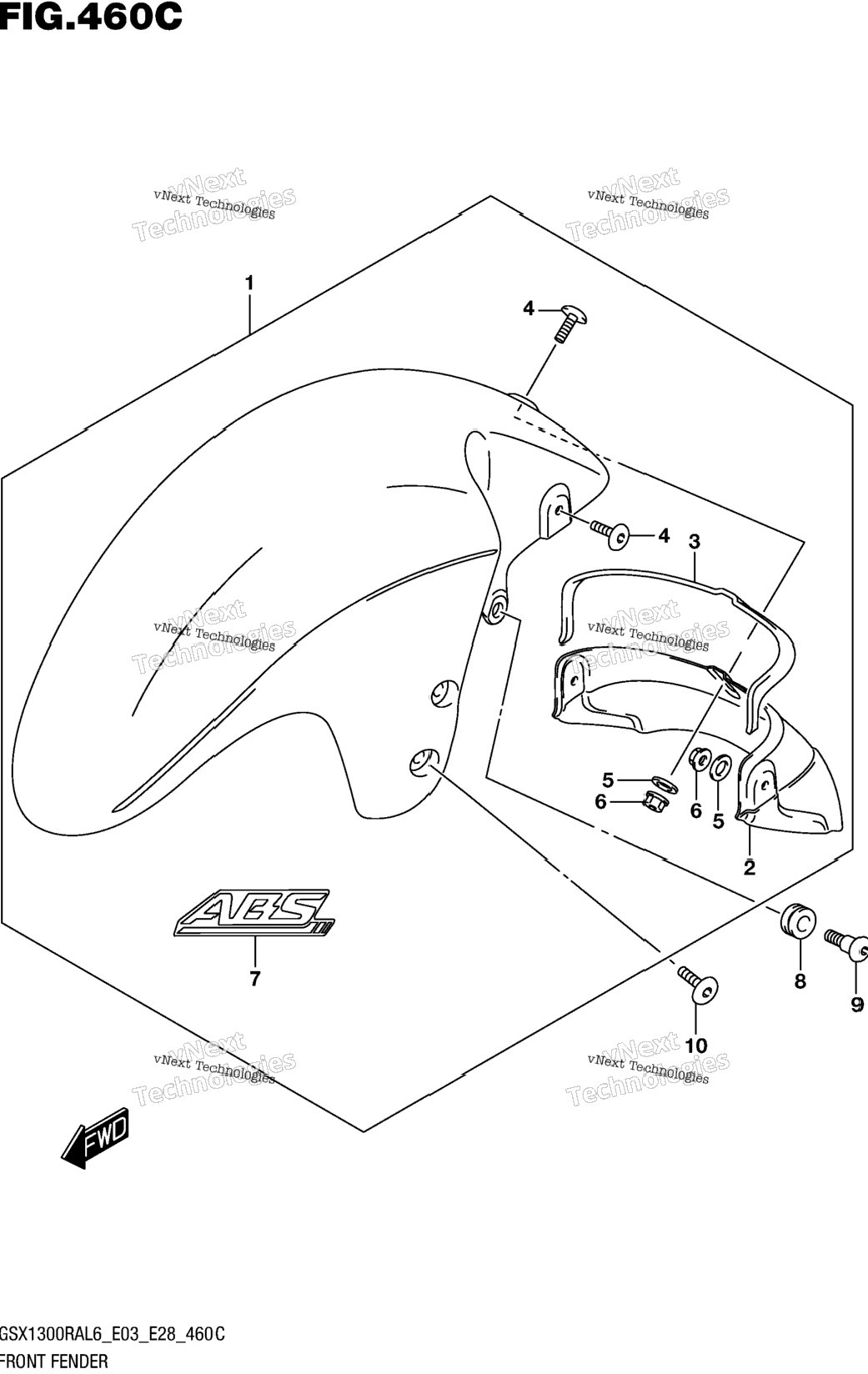 Front Fender (Gsx1300ral6 E33)