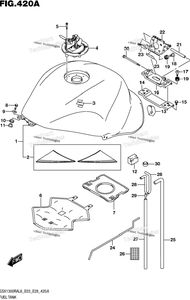 Нажмите для увеличения Fuel Tank (Gsx1300ral6 E03)