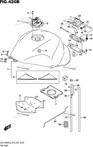 Нажмите для увеличения Fuel Tank (Gsx1300ral6 E28)