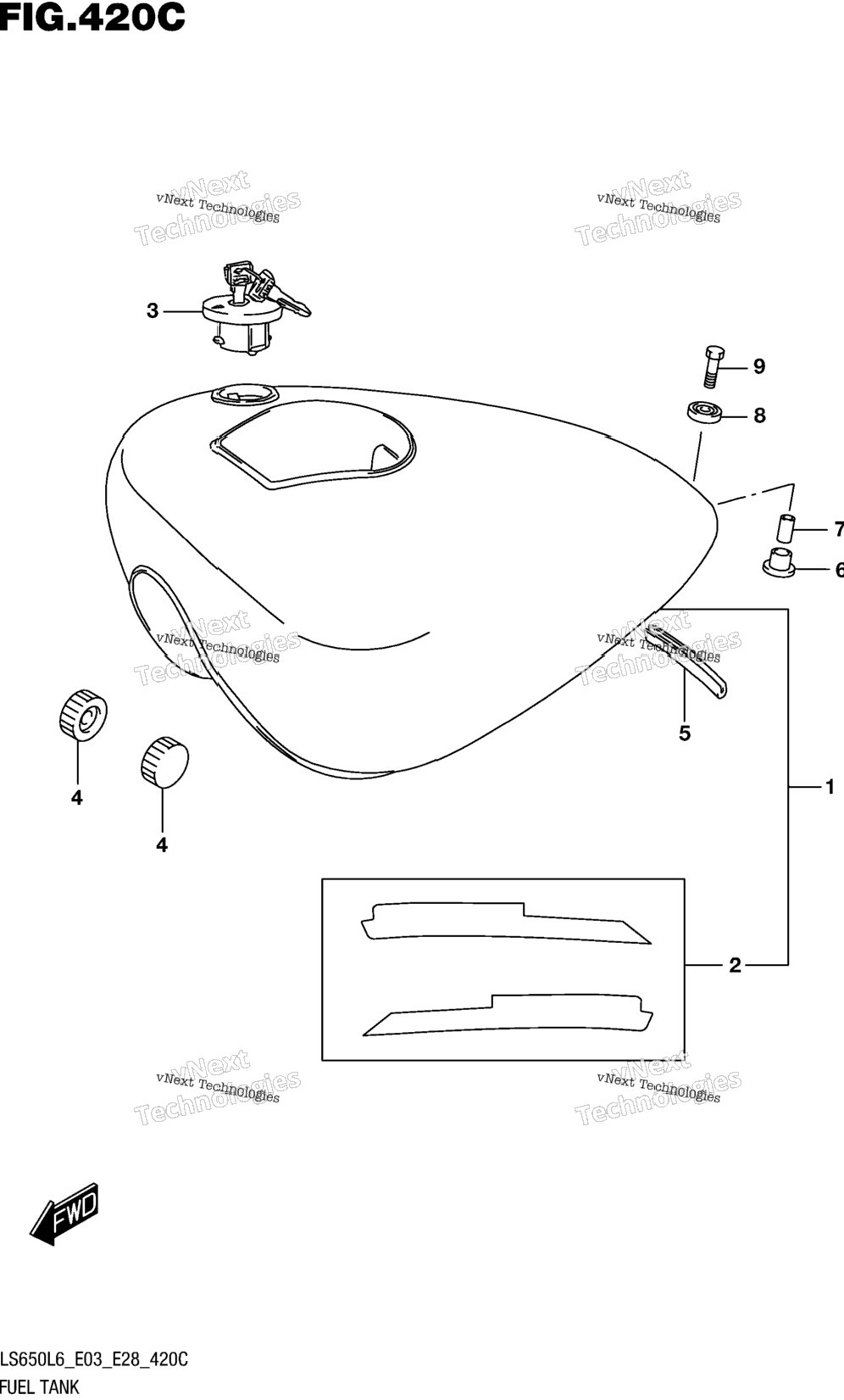 Fuel Tank (Ls650l6 E33)