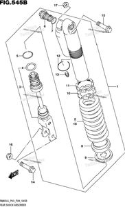 Rear Shock Absorber (Rm85l6 P28)