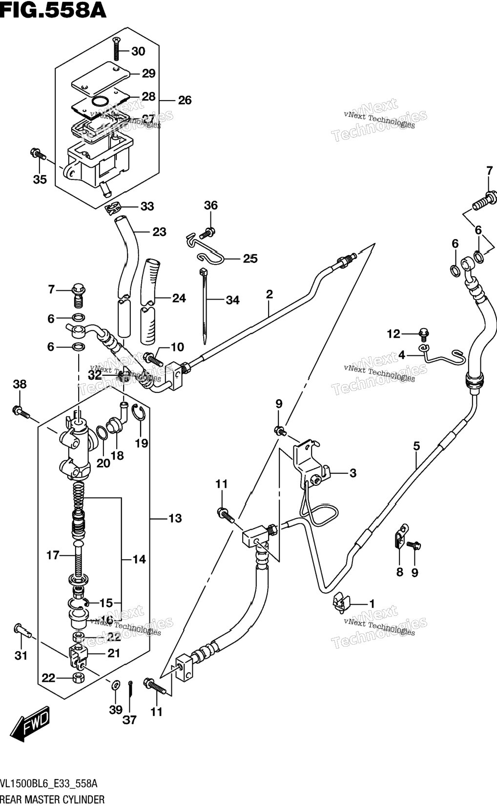 Rear Master Cylinder