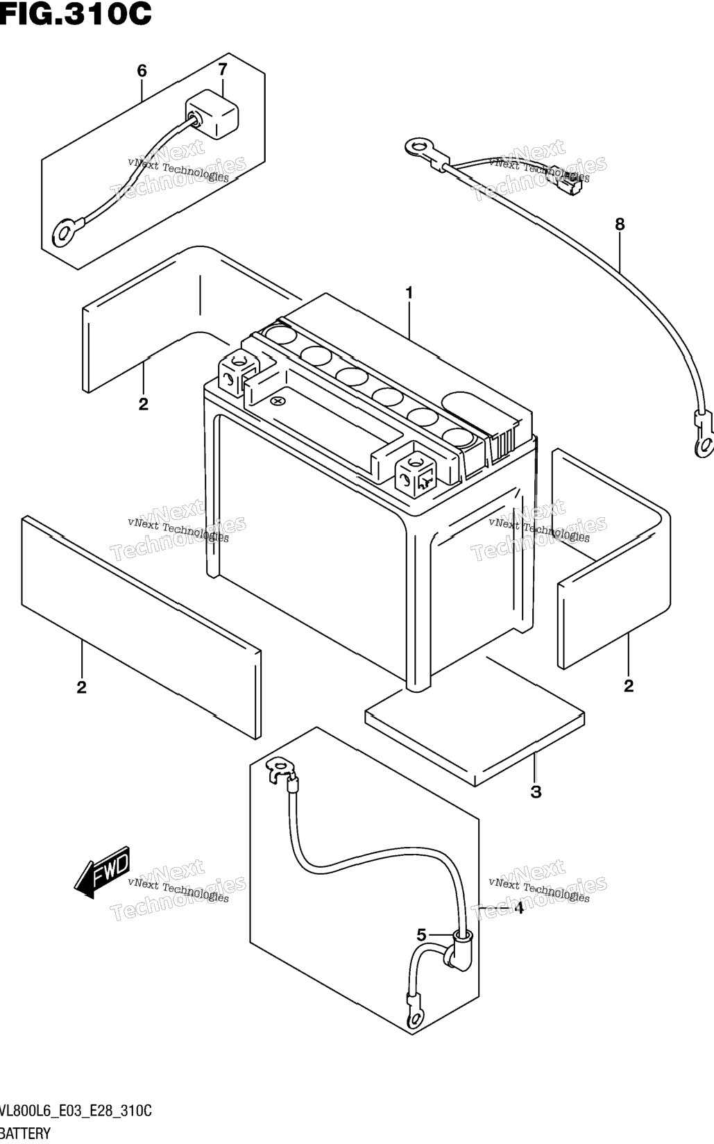 Battery (Vl800l6 E33)