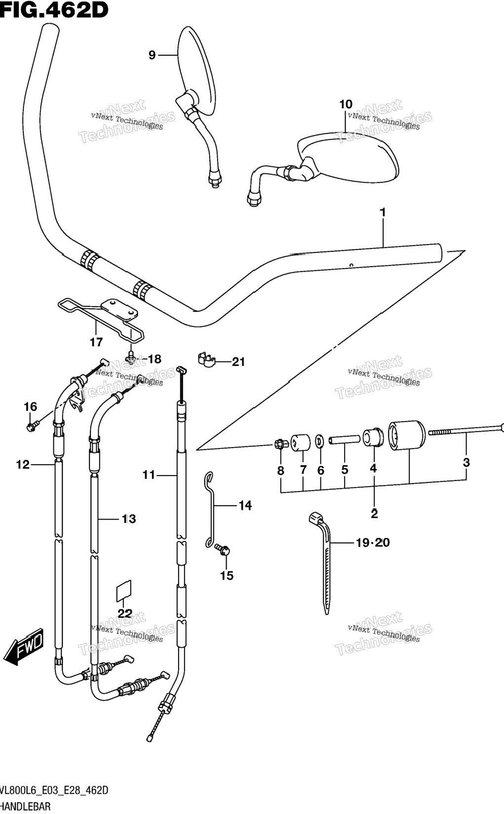 Handlebar (Vl800tl6 E03)
