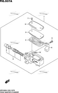Нажмите для увеличения Front Master Cylinder