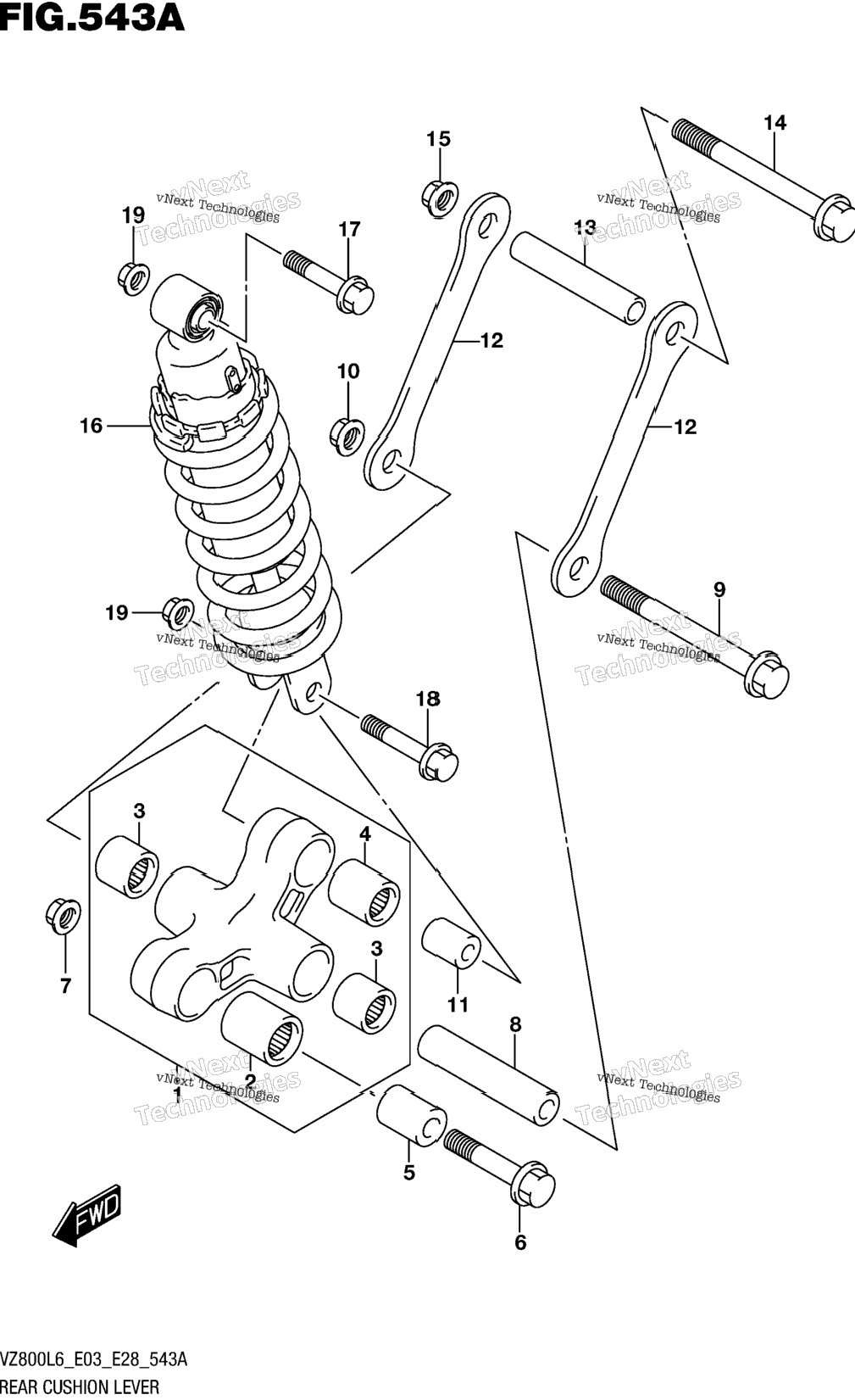 Rear Cushion Lever