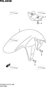 Нажмите для увеличения Front Fender (For Pgz) (Vzr1800bzl6 E33)