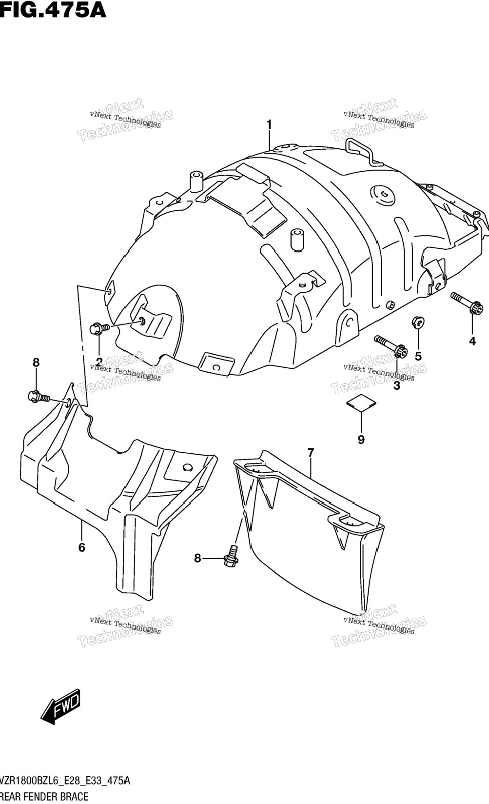 Rear Fender Brace