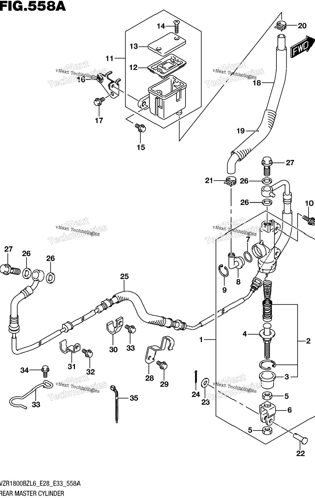Rear Master Cylinder