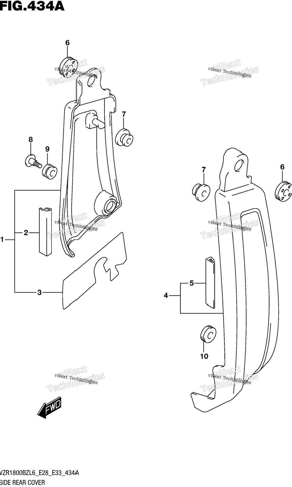 Side Rear Cover