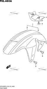 Нажмите для увеличения Front Fender (For Bbd) (Vzr1800bzl6 E28)