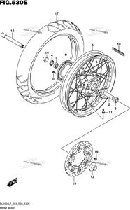 Нажмите для увеличения Front Wheel (Dl650xal7 E28)