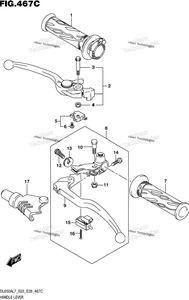 Handle Lever (Dl650al7 E33)