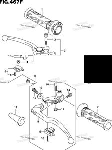 Handle Lever (Dl650xal7 E33)