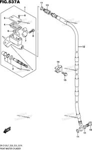 Нажмите для увеличения Front Master Cylinder (Dr-Z125l E28)