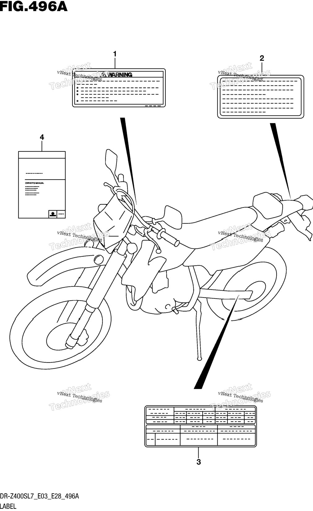 Label (Dr-Z400sl7 E03)