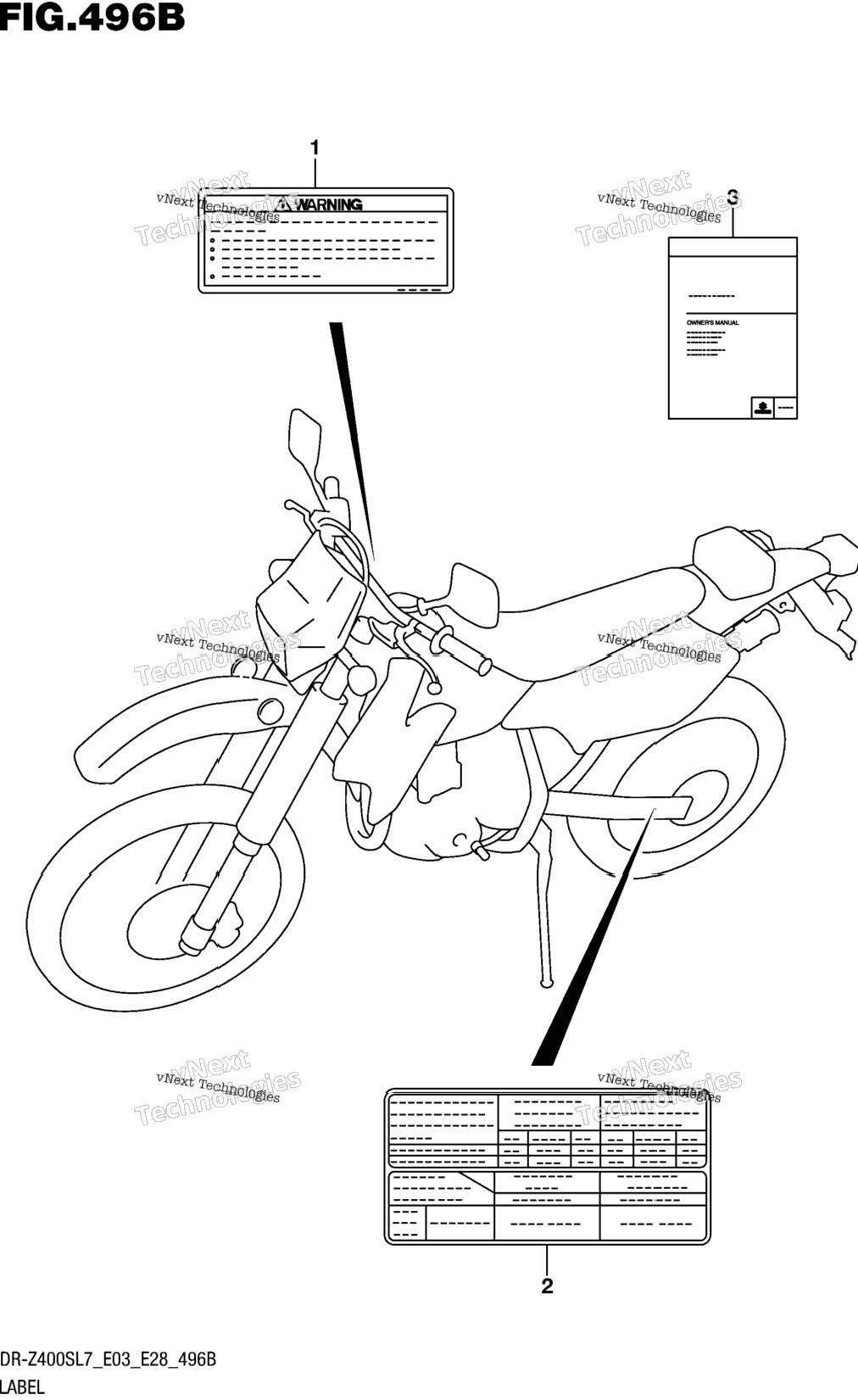 Label (Dr-Z400sl7 E28)