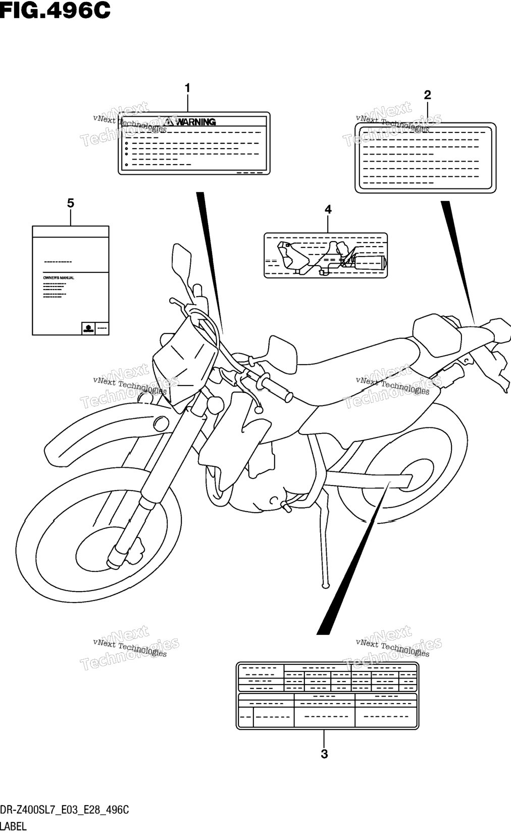 Label (Dr-Z400sl7 E33)
