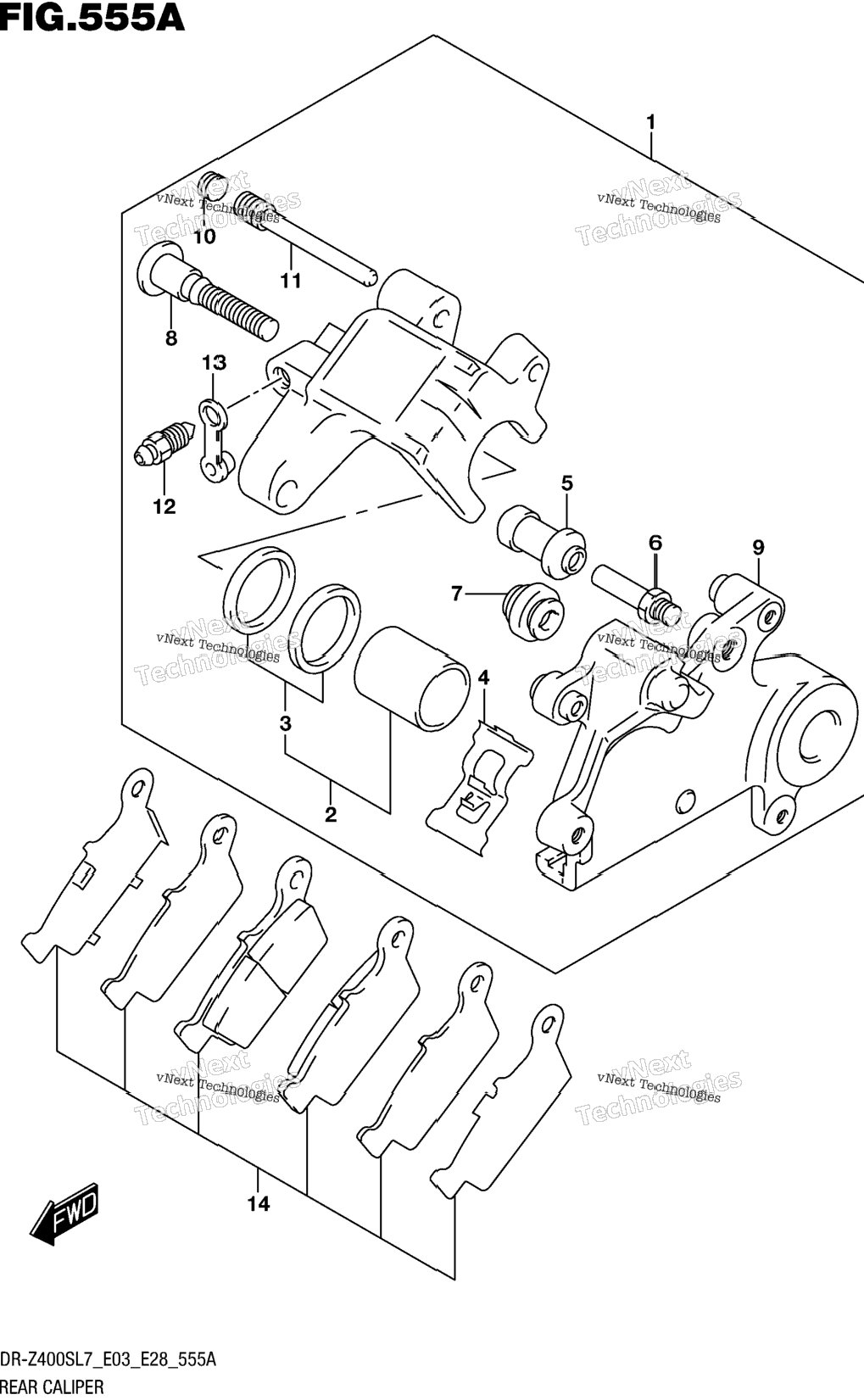 Rear Caliper