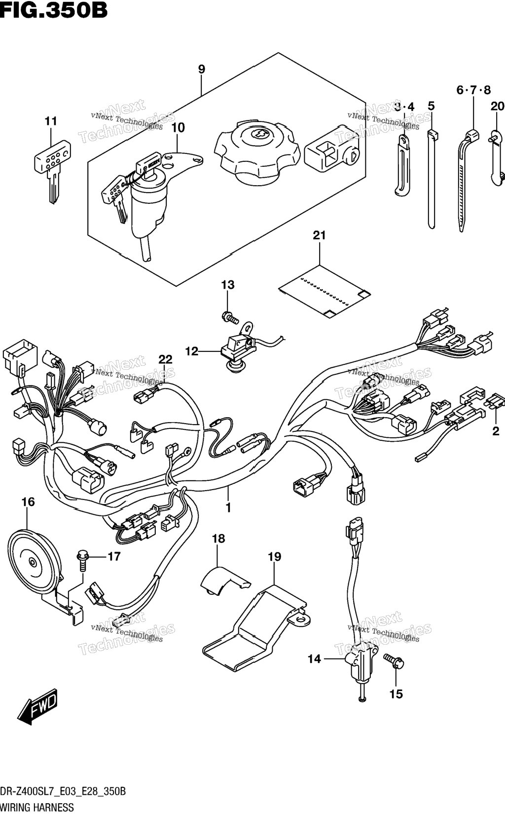 Wiring Harness (Dr-Z400sl7 E28)