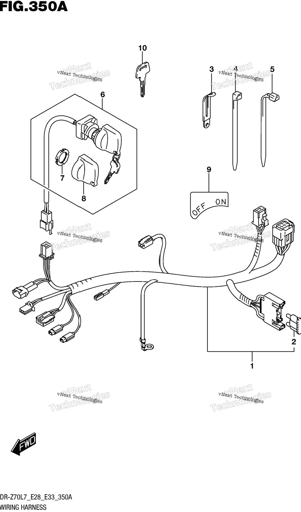 Wiring Harness (Dr-Z70l7 E28)