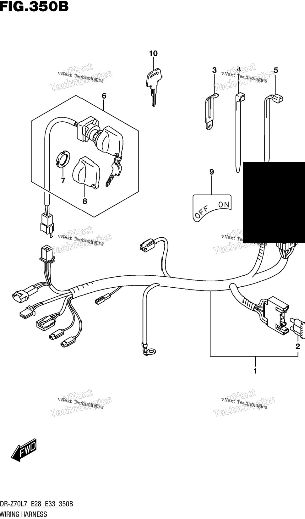 Wiring Harness (Dr-Z70l7 E33)