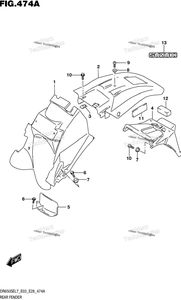 Rear Fender (Dr650sel7 E03)