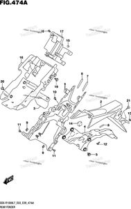 Rear Fender (Gsx-R1000l7 E03)