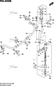 Нажмите для увеличения Rear Master Cylinder (Gsx-R1000l7 E28)